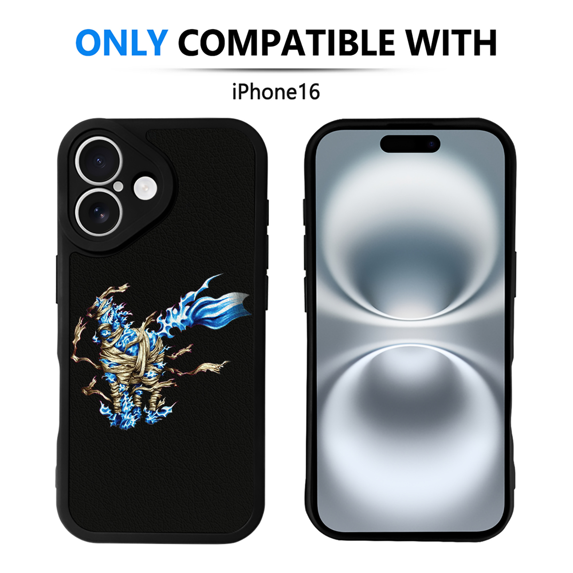 遊☆戯☆王 Yu-Gi-Oh! 【iPhone 16シリーズ対応】シリコンスマホケース（レザー調） 材質：シリコン